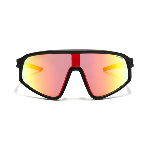 Rider | Black Yellow Wrap-Around Sunglass
