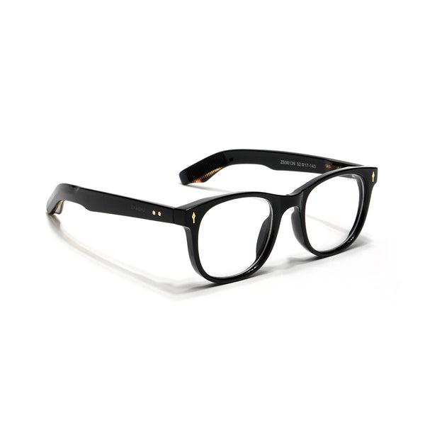 Hogwarts | Black Round Transparent Sunglass