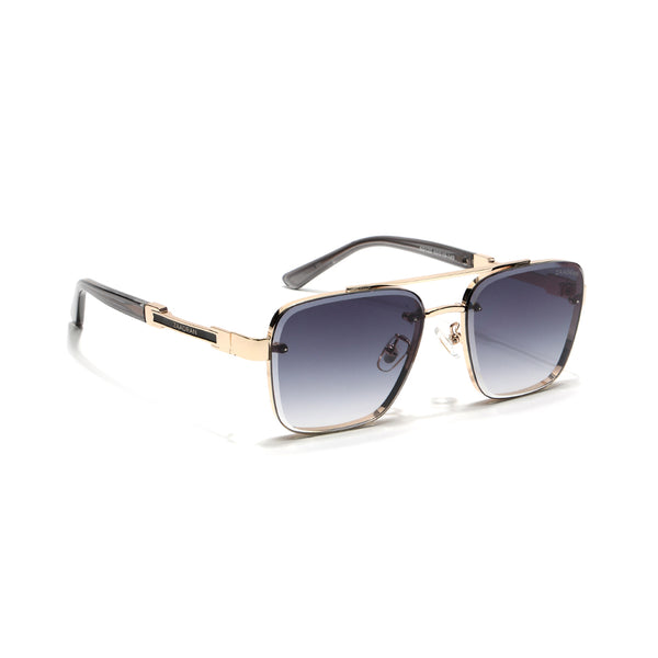 Giza | Golden Black Wayfarer Sunglass