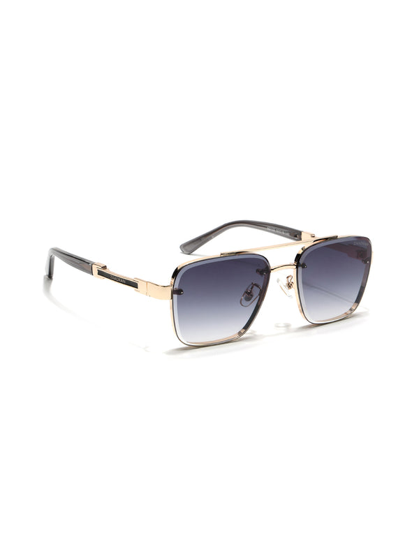 Giza | Golden Black Wayfarer Sunglass