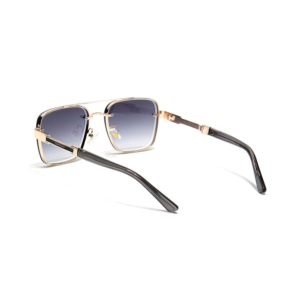 Giza | Golden Black Wayfarer Sunglass