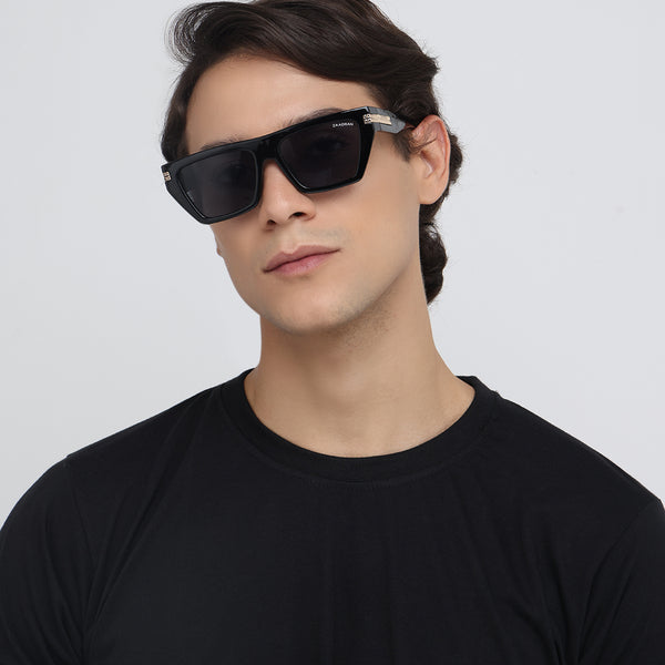Wave | Black Wayfarer Sunglass