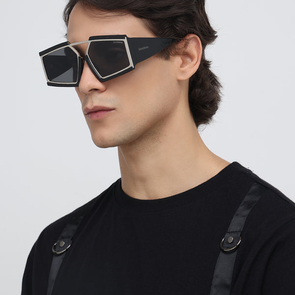 Brazil | Black Wayfarer Oversize Sunglass