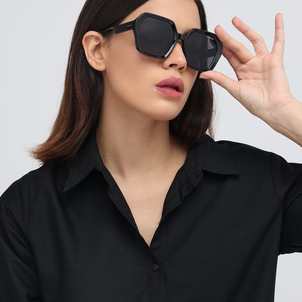 Peru | Black Wayfarer Sunglass