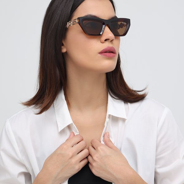 London | Rose Ebony Cateye Sunglass