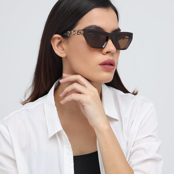 London | Rose Ebony Cateye Sunglass