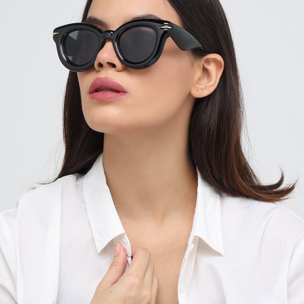 Monaco | Black Cateye Sunglass