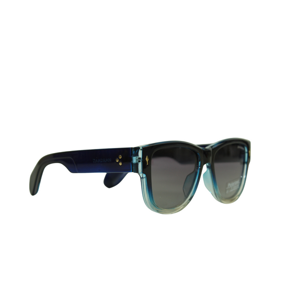 France | Ocean Blue Round Wayfarer Sunglass