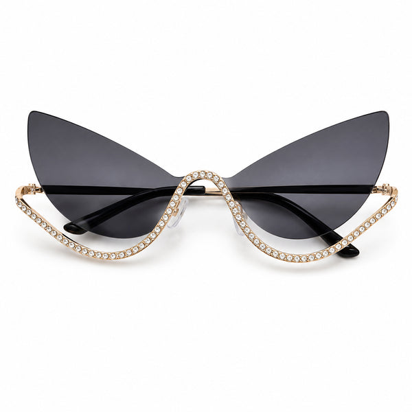 Venom Chic Golden Black Sunglass