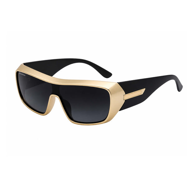 Persian | Gold Black Edge Aviator Sunglass