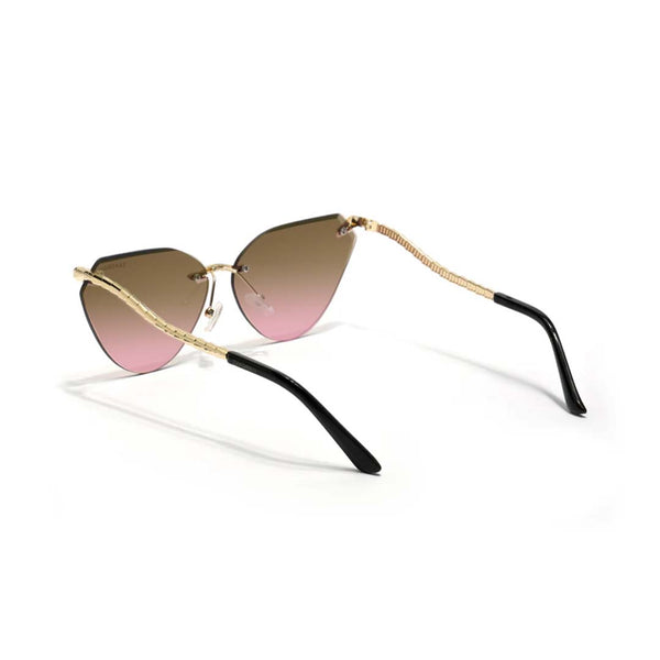 UK | Golden Dual Tone Cateye Sunglass