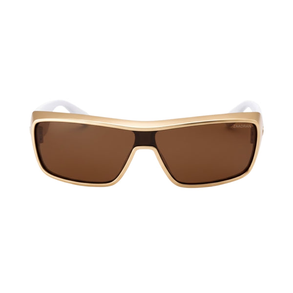 Persian | Gold White Edge Aviator Sunglass