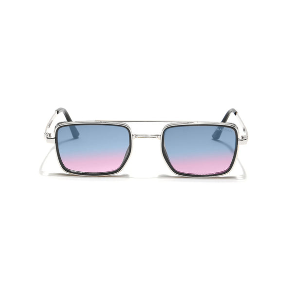 Romania | Silver Rectangle Sunglass