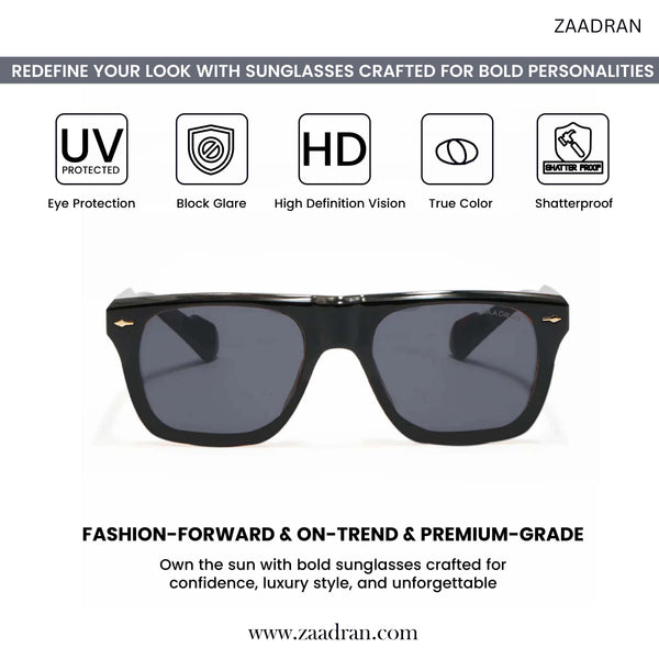 Cambria | Black Wayfarer Sunglass