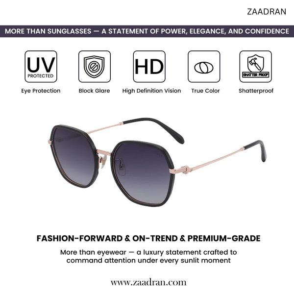 Germany | Black Wine Oversize Sunglass