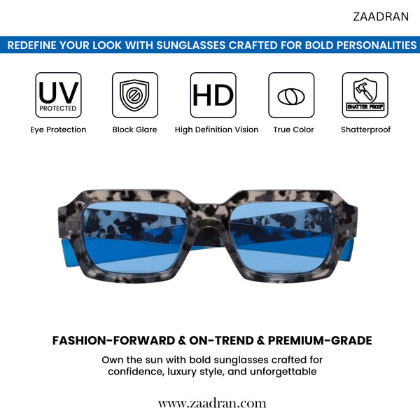 Breeze | Blue Wayfarer Sunglass