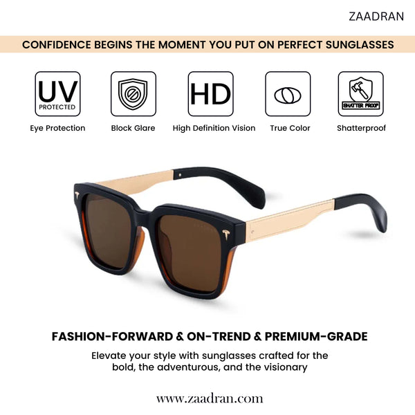 Bagan | Brown Wayfarer Sunglass