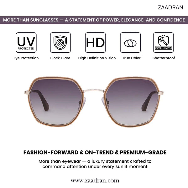 Germany | Brown Wine Oversize Sunglass