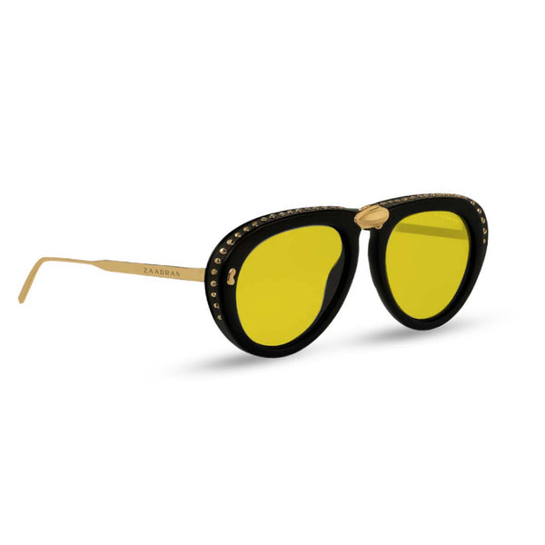 Toronto | Golden Bumblebee Foldable Aviator Sunglass