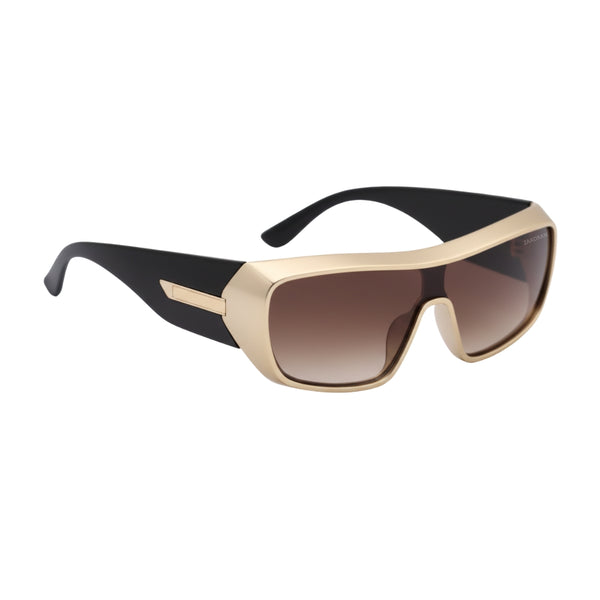 Persian | Black Golden Sport Brown Aviator Sunglass
