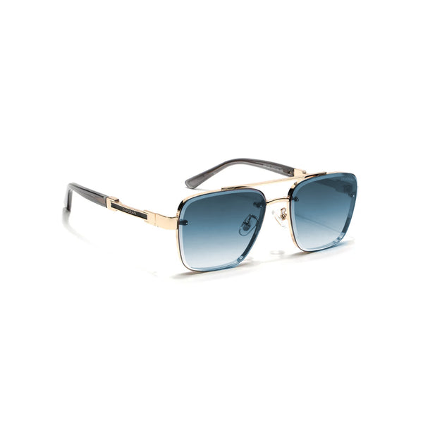 Giza | Golden Blue Wayfarer Sunglass