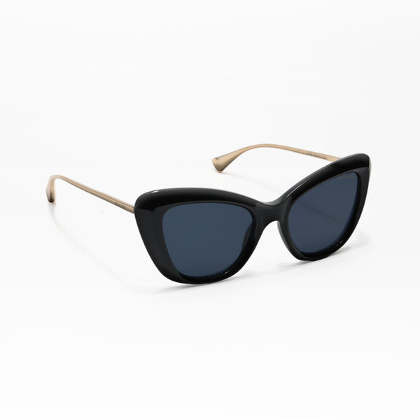 Smart Lady | Black Cateye Oversize Sunglass