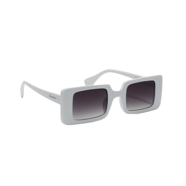 Lisbon | White Wayfarer Sunglass