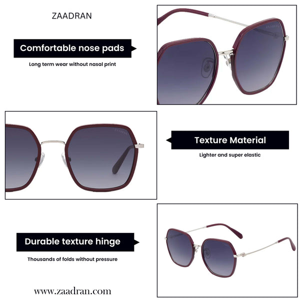 Germany | Brown Blue Gradient Oversize Sunglass