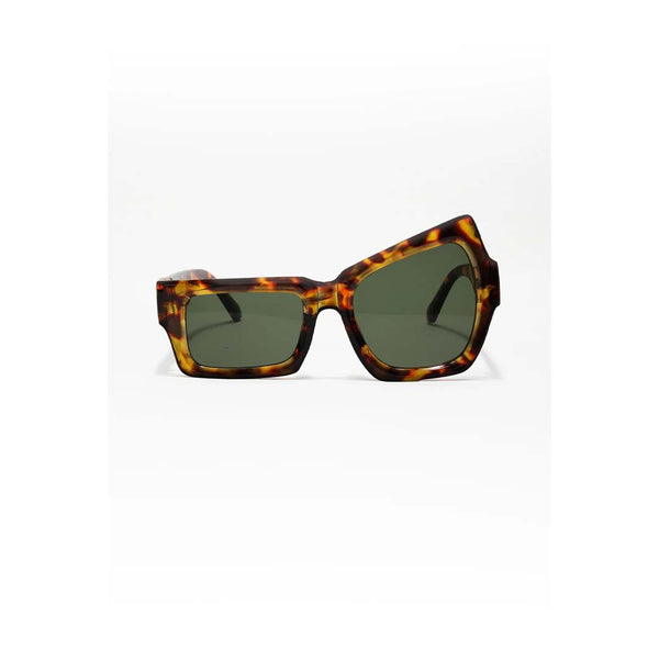 Raised Eye | Leopard Wayfarer Sunglass