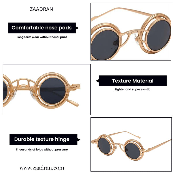 Mafia | Golden Round Sunglass