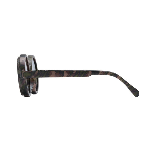 Rotater | Army Green Round Sunglass