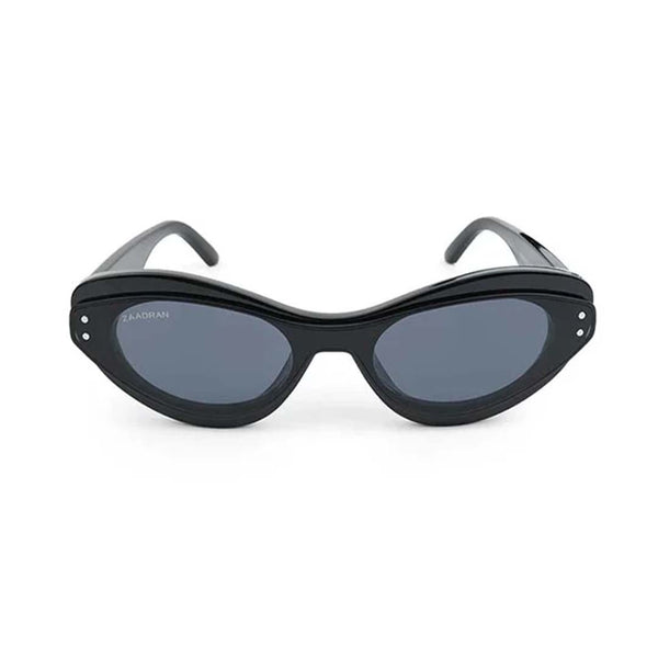 Curv | Black Silver Cateye Sunglass