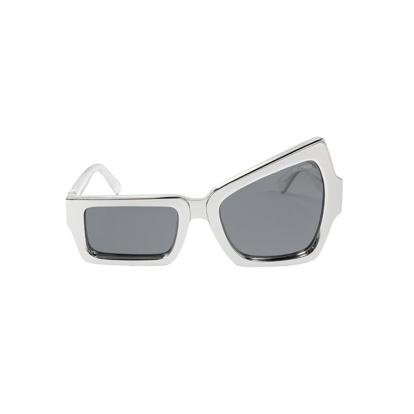 Raised Eye | Silver Wayfarer Sunglass
