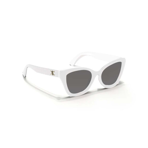 NY | White Cateye Oversize Sunglass