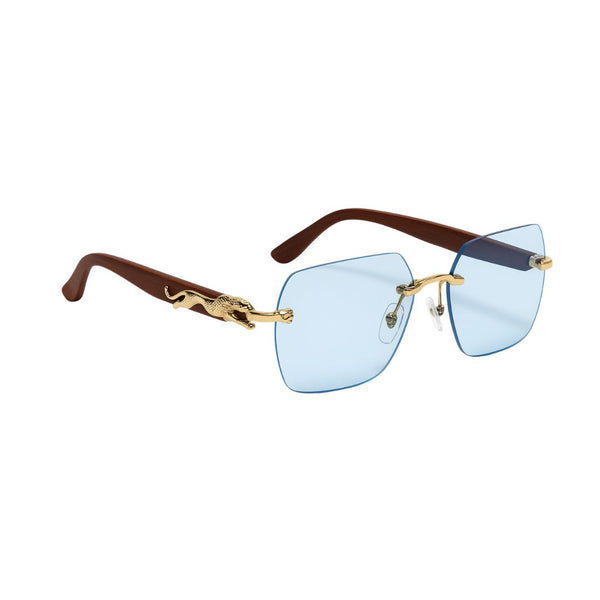 Iceland | Ocean Blue Wayfarer Sunglass