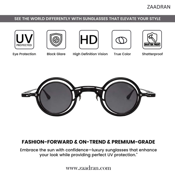 Mafia | Black Round Sunglass