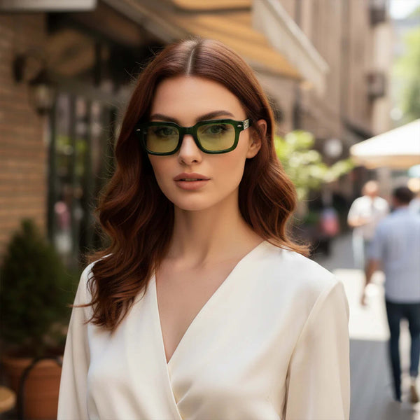 Portland | Green Wayfarer Sunglass