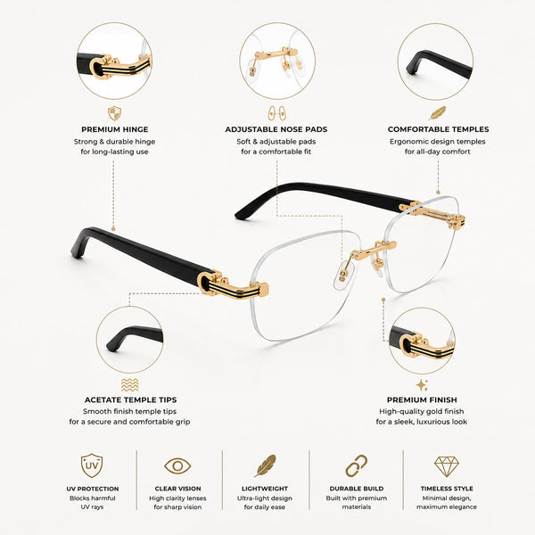 Bali Transparent Wayfarer Sunglass
