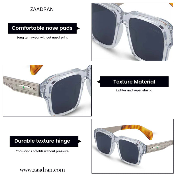 Bagan | Blue Leopard Wayfarer Sunglass