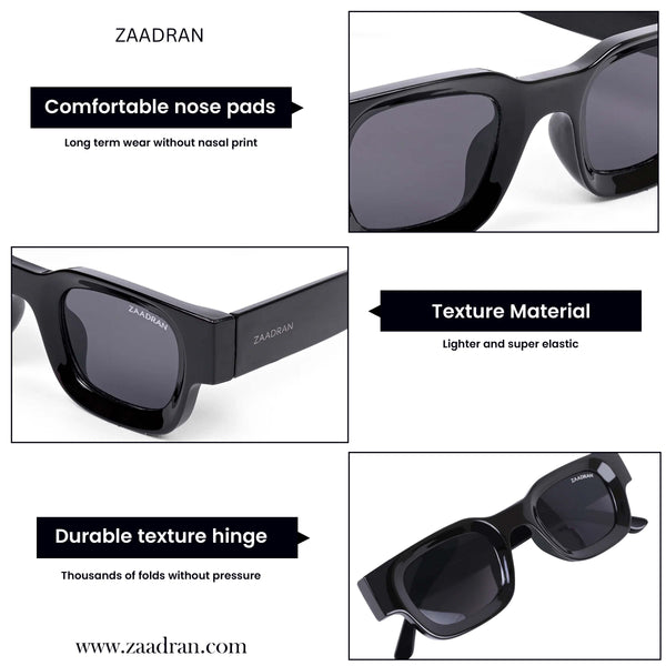 Barcelona | Black Wayfarer Sunglass