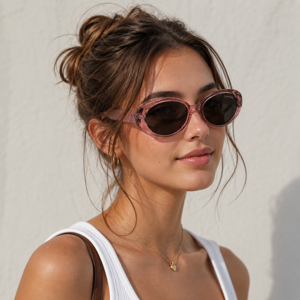 Miami Blush Pink Grey Sunglass