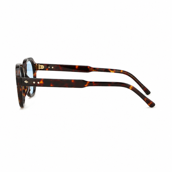 Athens Light Blue Leopard Sunglass