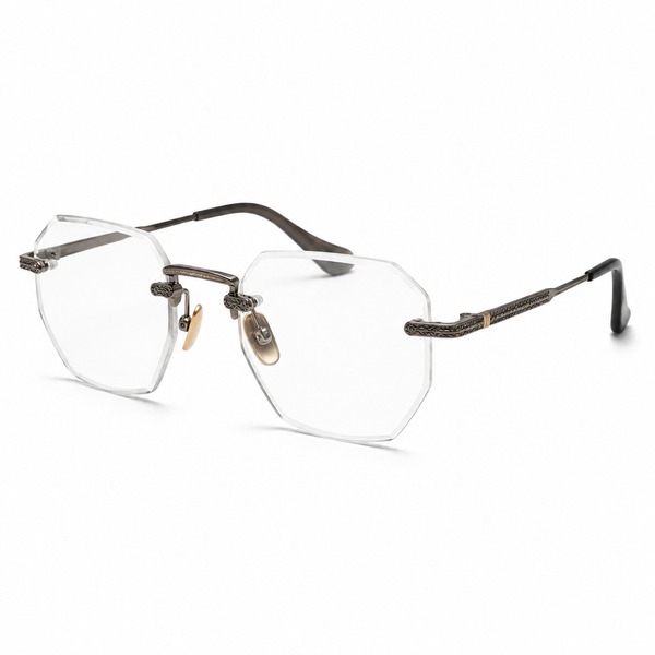 Dominica Copper Black Transparent Sunglass