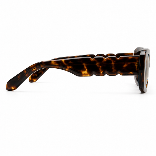 Russia | Leopard Rectangle Sunglass