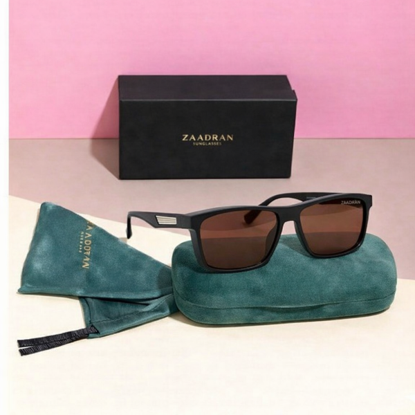 Black Squares | Brown Classic Wayfarer Sunglass