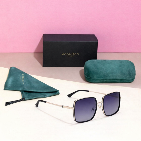 Burma | Black Dual Tone Oversize Wayfarer Sunglass