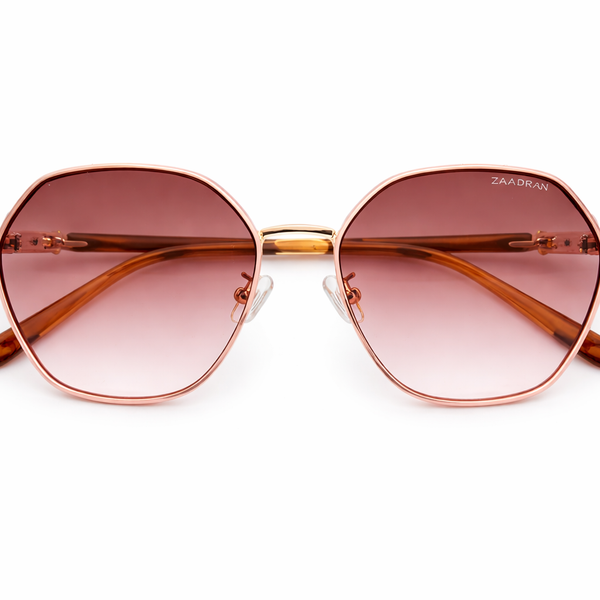Hinge | Champagne Pink Oversize Sunglass
