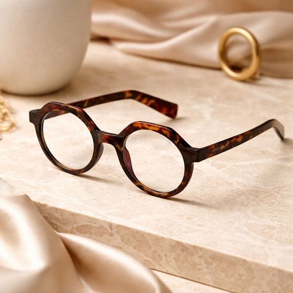 Oceania | Panther transparent Round Sunglass