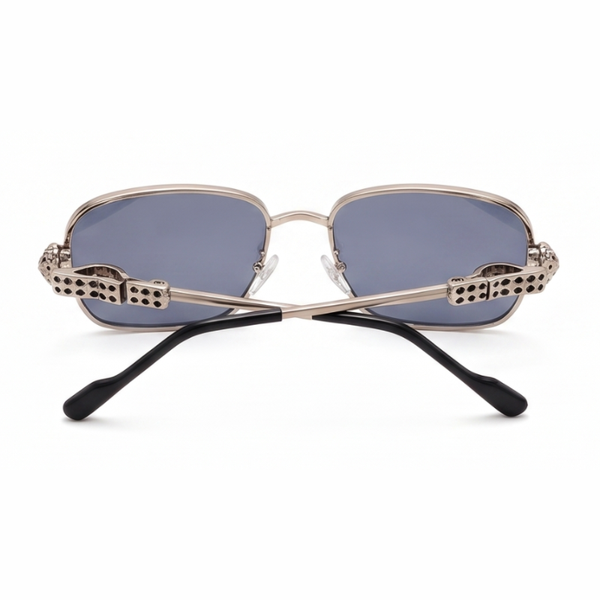 Classic Silver Blue Rim Sunglass