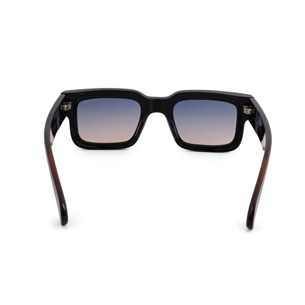 Almaty | Black Dual Tone Wayfarer Sunglass - (ZAADWFAMBLKDT0013)